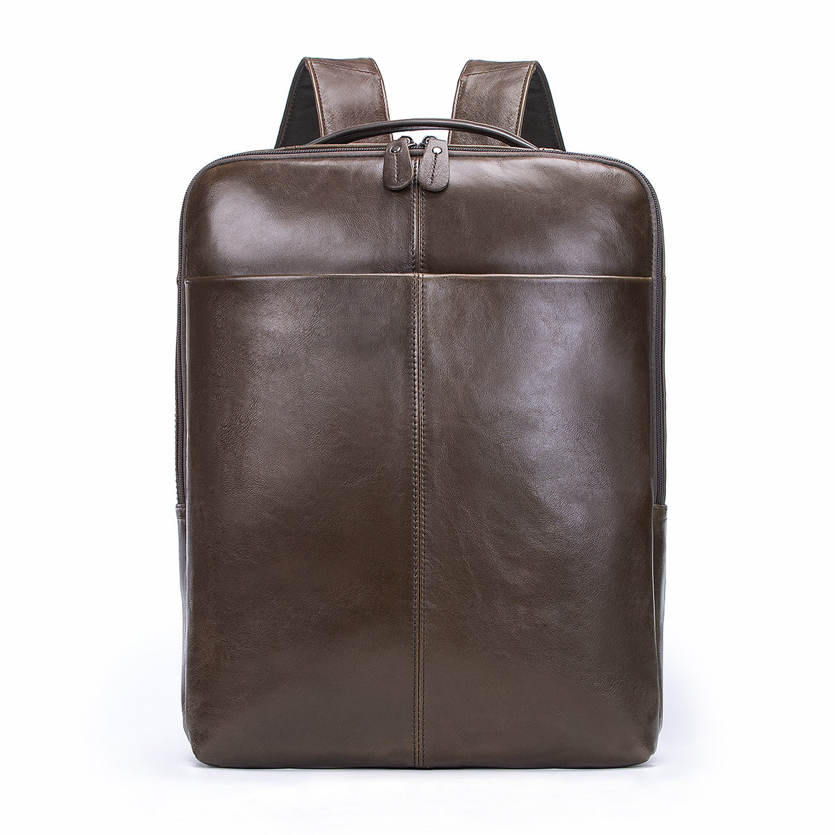 AB EARTH Genuine Leather Professional Outdoor Sport Leather Backpack L AB EARTH Genuine Leather Professional Outdoor Sport Leather Backpack L