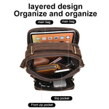 AB EARTH Vintage Cowboy Leather Real Leather Sling Bag Messenger Bag L1063R