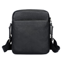 AB EARTH Black Leather Sling Bag for Men Messenger Bag L1069A/B