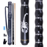 AB EARTH Ergonomic Black Pool Cue Stick #B14Black