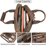 AB EARTH Leather Bag for Men Briefcase Bag L7409