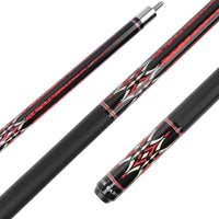 AB EARTH 58" Pool Cue Stick Canadian Maple 13mm Tip Billiard Cue with Irish Linen Wrap #A61