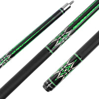AB EARTH 58" Pool Cue Stick Canadian Maple 13mm Tip Billiard Cue with Irish Linen Wrap #A70