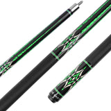 AB EARTH 58" Pool Cue Stick Canadian Maple 13mm Tip Billiard Cue with Irish Linen Wrap #A70