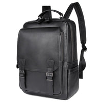 AB EARTH Top Graine Leather Backpack School Bag for Men L2755