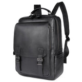 AB EARTH Top Graine Leather Backpack School Bag for Men L2755