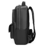 AB EARTH Real Cow Leather Backpack for Men Large Capacity Backpack L2759A