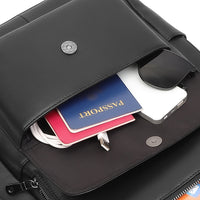 AB EARTH Real Cow Leather Backpack for Men Large Capacity Backpack L2759A