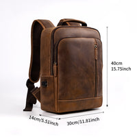 AB EARTH New Product Leather Backpack for Men Direct Factory L2761