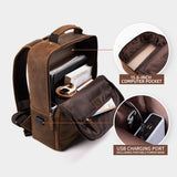 AB EARTH New Product Leather Backpack for Men Direct Factory L2761