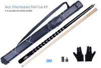 AB EARTH Ergonomic Black Pool Cue Stick #B14Black