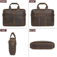 AB EARTH Leather Bag for Men Briefcase Bag L7409