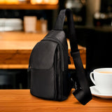 AB EARTH Nature Cowhide Leather Messenger Bag for Men L4033A/Q