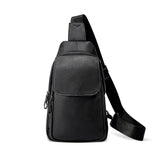 AB EARTH Nature Cowhide Leather Messenger Bag for Men L4033A/Q