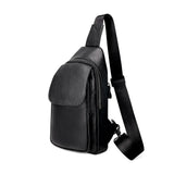 AB EARTH Nature Cowhide Leather Messenger Bag for Men L4033A/Q