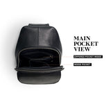 AB EARTH Nature Cowhide Leather Messenger Bag for Men L4033A/Q