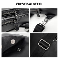 AB EARTH Nature Cowhide Leather Messenger Bag for Men L4033A/Q