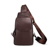 AB EARTH Nature Cowhide Leather Messenger Bag for Men L4033A/Q