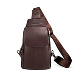 AB EARTH Nature Cowhide Leather Messenger Bag for Men L4033A/Q