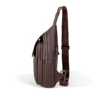 AB EARTH Nature Cowhide Leather Messenger Bag for Men L4033A/Q