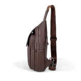 AB EARTH Nature Cowhide Leather Messenger Bag for Men L4033A/Q