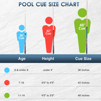 Short & Youngster  Pool Cues K10 Series