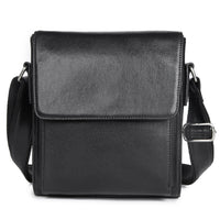 AB EARTH Black Cow Leather Sling Bag Messenger Bag Mens Cross Body Bag L7055A/B/Q/R/X