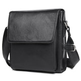 AB EARTH Black Cow Leather Sling Bag Messenger Bag Mens Cross Body Bag L7055A/B/Q/R/X