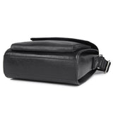 AB EARTH Black Cow Leather Sling Bag Messenger Bag Mens Cross Body Bag L7055A/B/Q/R/X