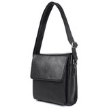 AB EARTH Black Cow Leather Sling Bag Messenger Bag Mens Cross Body Bag L7055A/B/Q/R/X