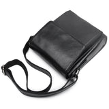 AB EARTH Black Cow Leather Sling Bag Messenger Bag Mens Cross Body Bag L7055A/B/Q/R/X