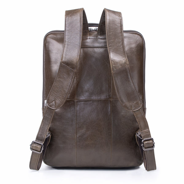 AB EARTH Genuine Leather Professional Outdoor Sport Leather Backpack L AB EARTH Genuine Leather Professional Outdoor Sport Leather Backpack L