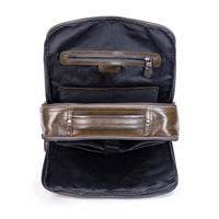 AB EARTH Genuine Leather Professional Outdoor Sport Leather Backpack L7280C