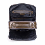 AB EARTH Genuine Leather Professional Outdoor Sport Leather Backpack L7280C