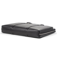 AB EARTH Black Genuine Leather New Model 15 Inches Laptop Bag L7326A/Q