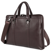 AB EARTH Coffee 15 inches Laptop Briefcase Business Men Bag L7326