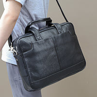 AB EARTH Real Genuine Leather Briefcase Laptop Bag for Men L7382Y-A/C/R