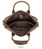 AB EARTH Real Genuine Leather Briefcase Laptop Bag for Men L7382Y-A/C/R