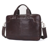 AB EARTH Real Genuine Leather Briefcase Laptop Bag for Men L7382Y-A/C/R