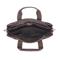 AB EARTH Real Genuine Leather Briefcase Laptop Bag for Men L7382Y-A/C/R