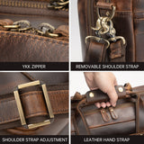 AB EARTH Leather Bag Handmade Briefcase 7389R-Y