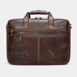 AB EARTH Leather Bag Handmade Briefcase 7389R-Y