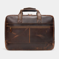 AB EARTH Leather Bag Handmade Briefcase 7389R-Y