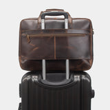 AB EARTH Leather Bag Handmade Briefcase 7389R-Y