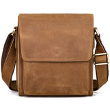 AB EARTH Black Cow Leather Sling Bag Messenger Bag Mens Cross Body Bag L7055A/B/Q/R/X