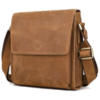 AB EARTH Black Cow Leather Sling Bag Messenger Bag Mens Cross Body Bag L7055A/B/Q/R/X