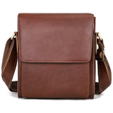 AB EARTH Black Cow Leather Sling Bag Messenger Bag Mens Cross Body Bag L7055A/B/Q/R/X