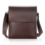 AB EARTH Black Cow Leather Sling Bag Messenger Bag Mens Cross Body Bag L7055A/B/Q/R/X