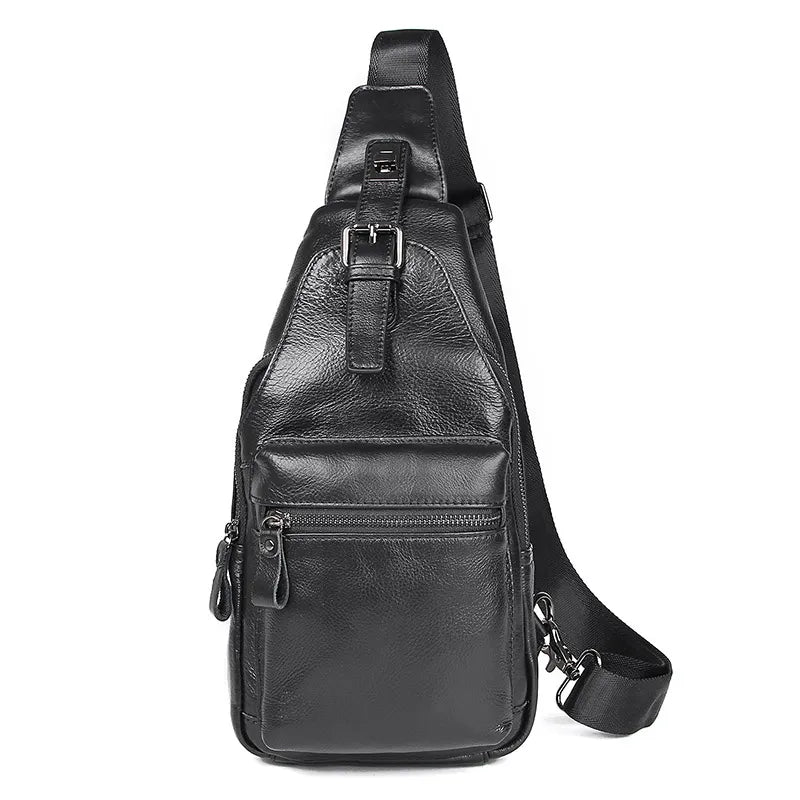 Leather Messenger Bag  AB EARTH
