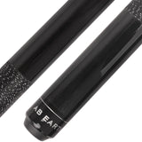 AB Earth Classic Series 2-Piece Black Billiard Pool Cue Stick with Irish Linen Wrap #B64